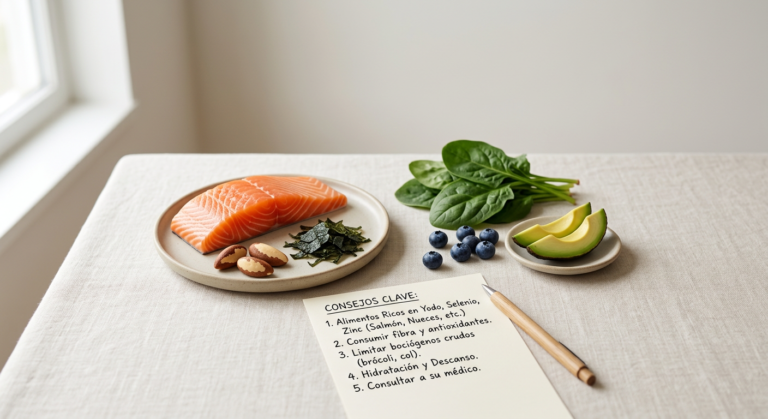 Dieta para Hipotiroidismo: Alimentos y Consejos Clave